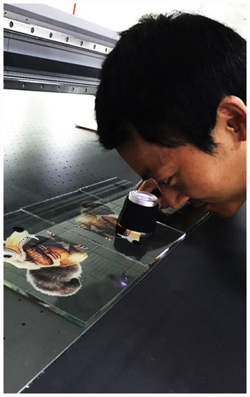 汉拓数码玻璃打印机