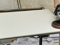 背景墙打印机打磨