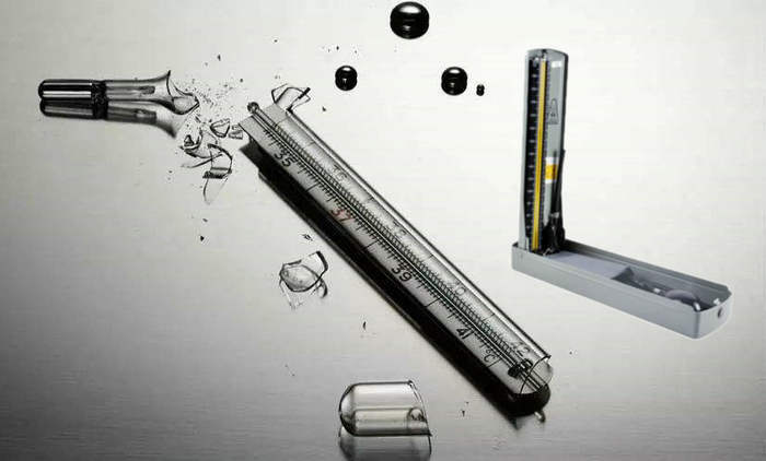 汞体温计，汞血压计